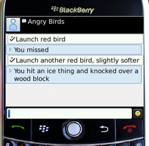 BlackBerry Angry Birds
